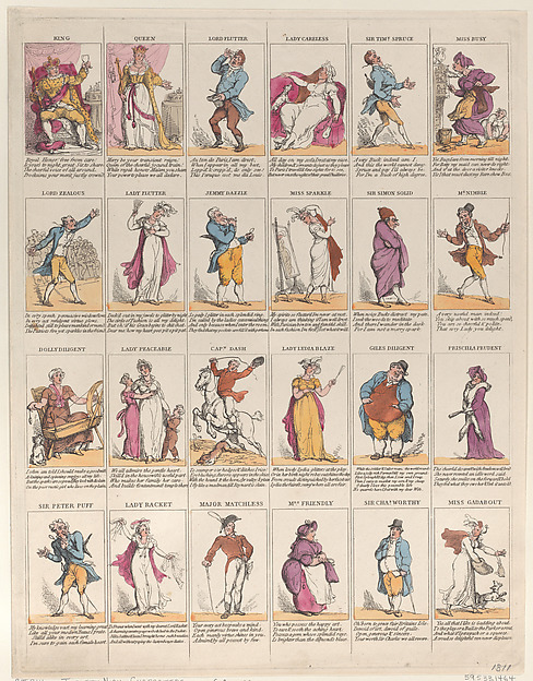 Thomas Rowlandson, Twelfth Night Characters