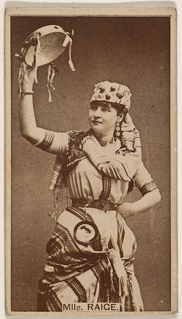 Kinney Brothers Tobacco Company, Mlle. Raige, from the Actresses series (N245) issued by Kinney Brothers to promote Sweet Caporal Cigarettes
