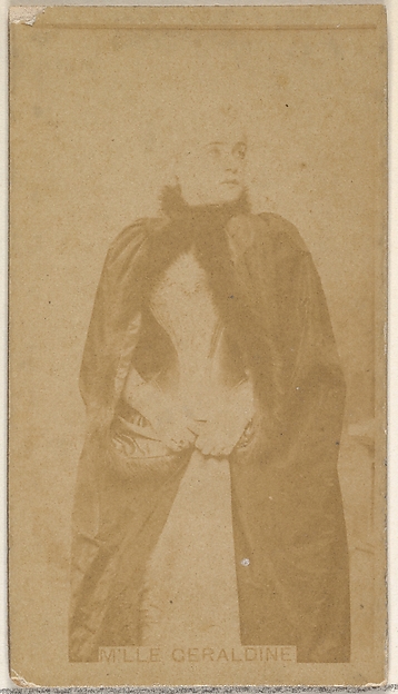 Allen & Ginter, M'lle Geraldine, from the Actors and Actresses series (N45, Type 8) for Virginia Brights Cigarettes