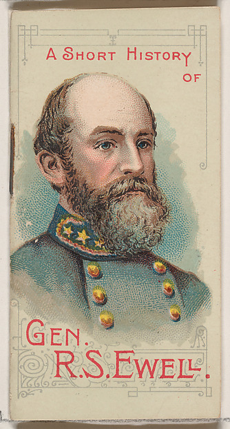 W. Duke, Sons & Co., A Short History of General Richard Stoddart Ewell, from the Histories of Generals series of booklets (N78) for Duke brand cigarettes