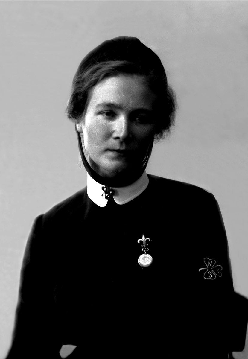Gustav Borgen, Portrett, sykepleier. Søster Anna Svindland.