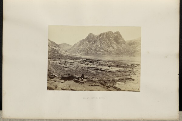 Francis Frith, Mount Horeb, Sinai
