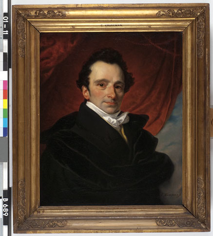 Cornelis Kruseman, Portrait of the actor Gerrit Carel Rombach (1784-1833)