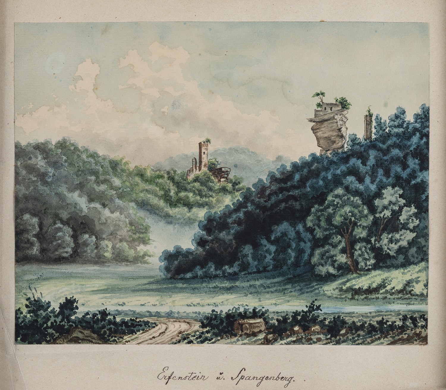 Rudolf Lutter, Burgruinen Spangenberg und Erfenstein (Pfalz)