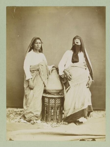 Unknown, A portrait of two (?) Egyptian women.