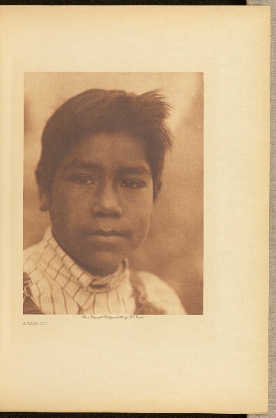 Edward S. Curtis, A Maidu Boy