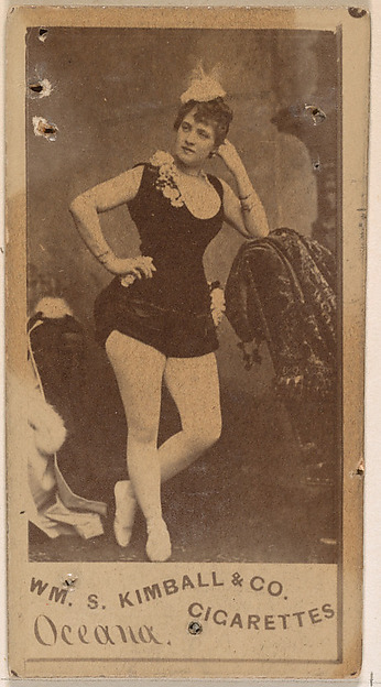 William S. Kimball & Company, Miss Oceana, from the Actresses series (N203) issued by Wm. S. Kimball & Co.