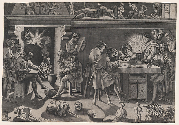 Enea Vico, The Academy of Baccio Bandinelli
