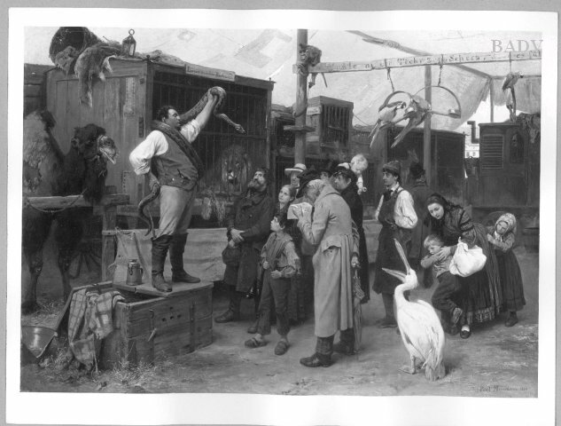 Paul Friedrich Meyerheim, Die Menagerie