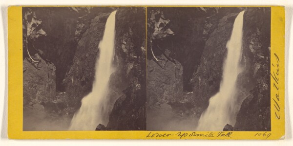 Carleton Watkins, [Lower Yosemite Fall]