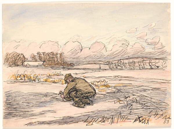 Fritz Syberg, Bonden på isen