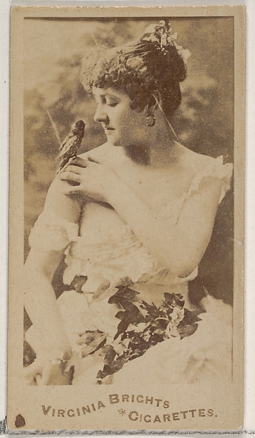 Allen & Ginter, From the Actors and Actresses series (N45, Type 5) for Virginia Brights Cigarettes