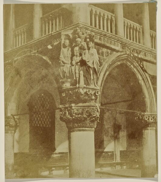 Unknown, [Sculpture on corner of Doge's Palace]