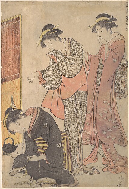 Torii Kiyonaga, A Practical Joke