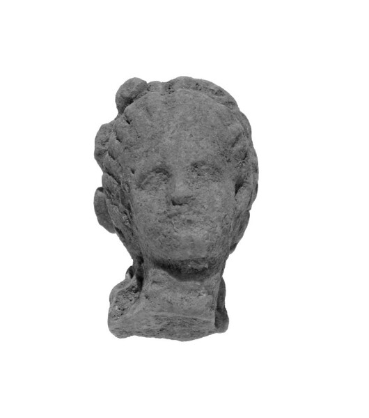 Unknown, Head with Melon Coiffure and Wreath