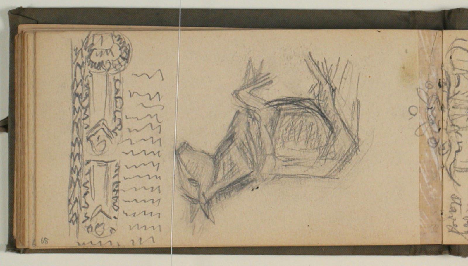 Niels Larsen Stevns, Studie af ornament og æsel