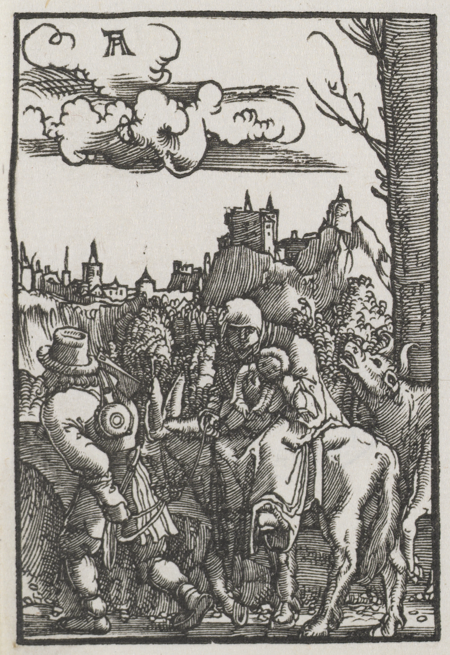 Albrecht Altdorfer, The Fall and Redemption of Man:  The Flight into Egypt
