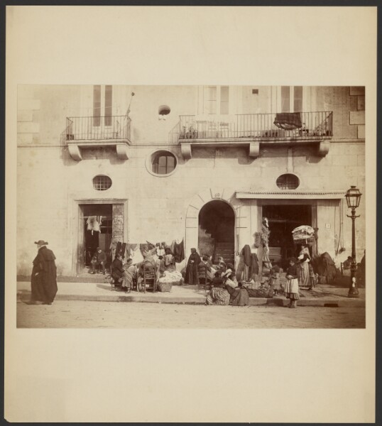 Giorgio Sommer, A Street in Naples