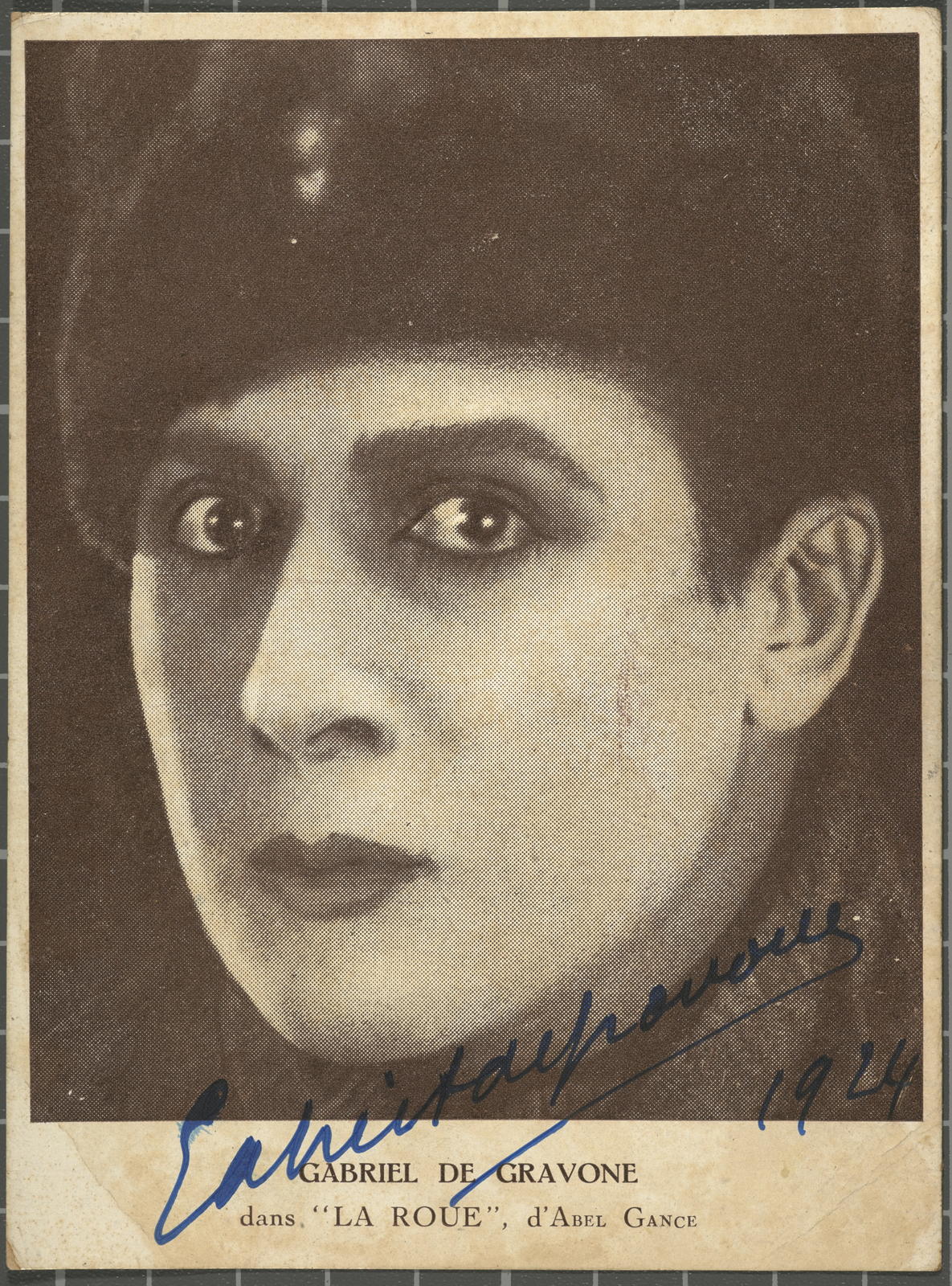 Desconegut, Gabriel de Gravone dans La Roue d'Abel Gance