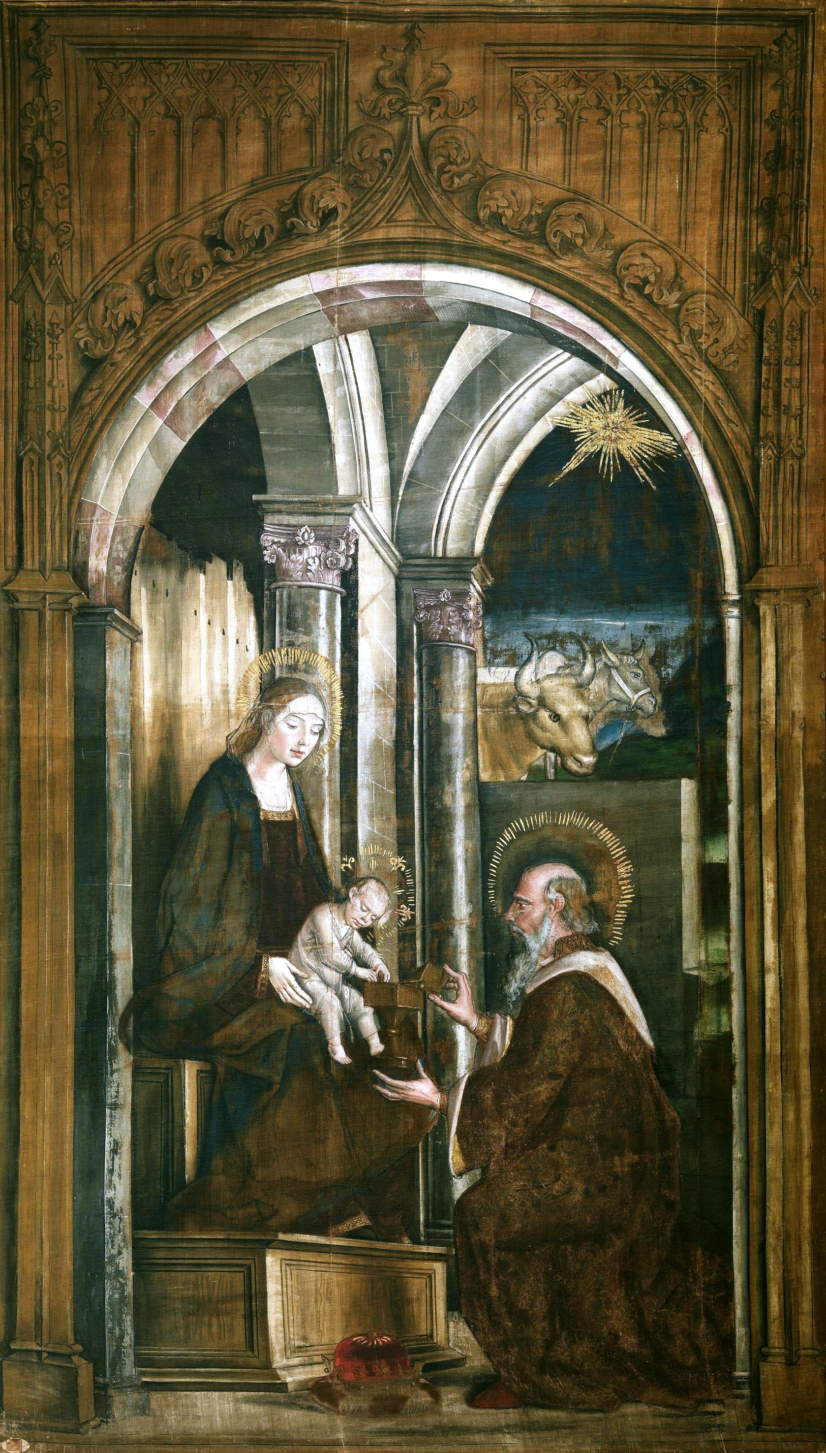 Pedro Berruguete, Adoration of the First Magus