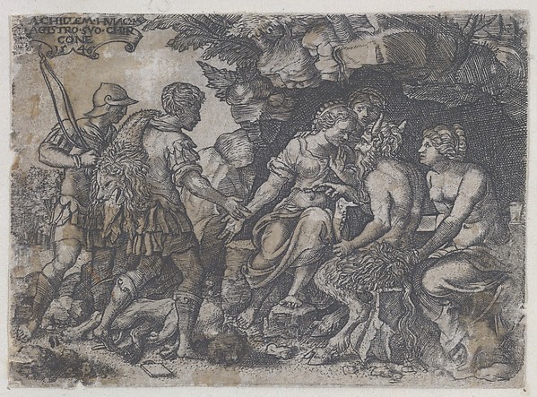 Georg Pencz, Reverse Copy of Thetis and Chiron