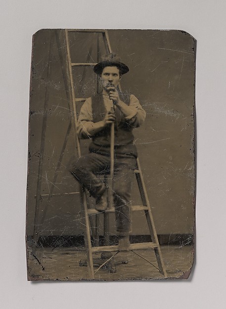 Unknown, [Man on a Ladder]