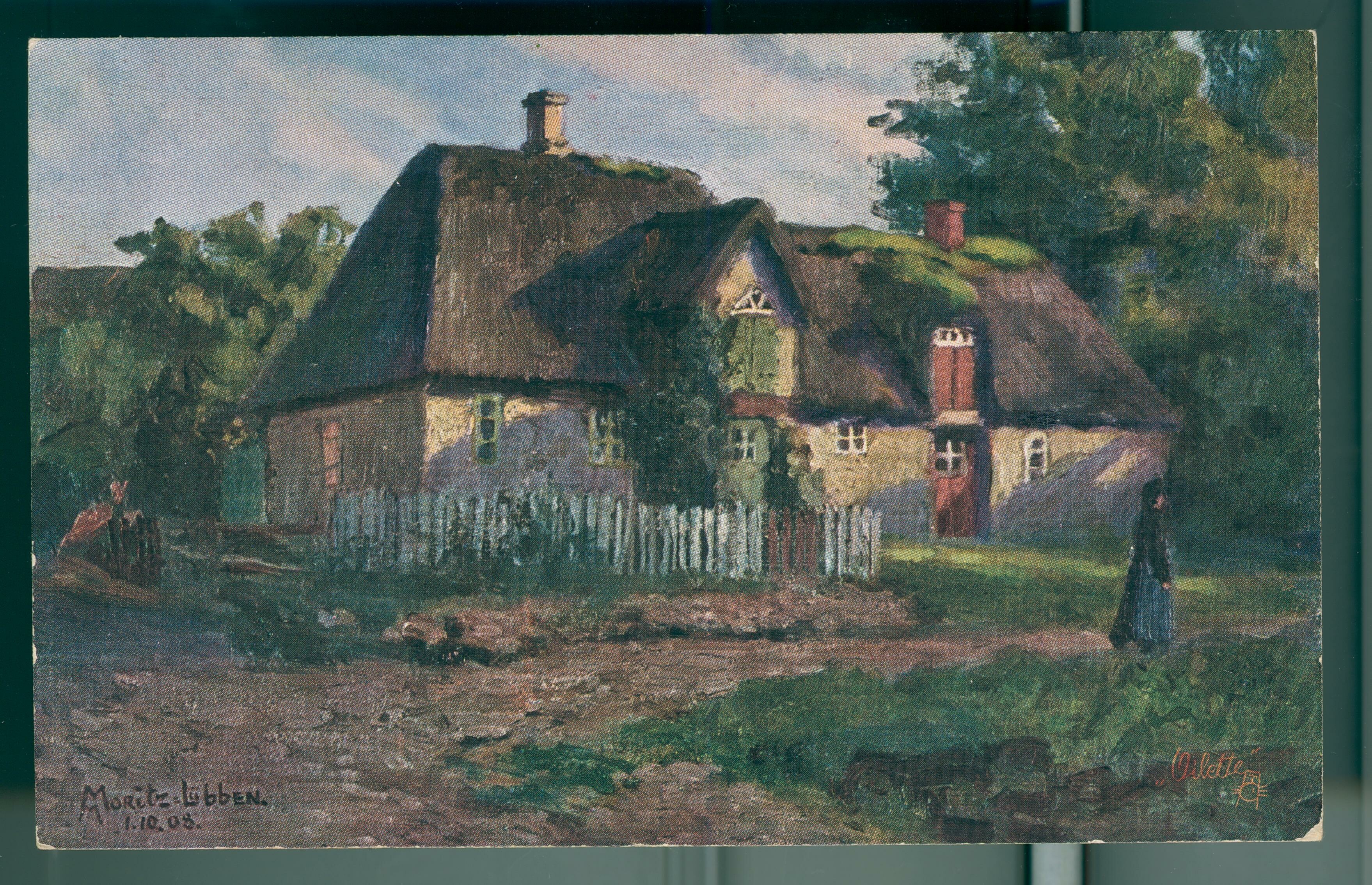 Marie Elisabeth Moritz, Friesenhaus (Postkarte)