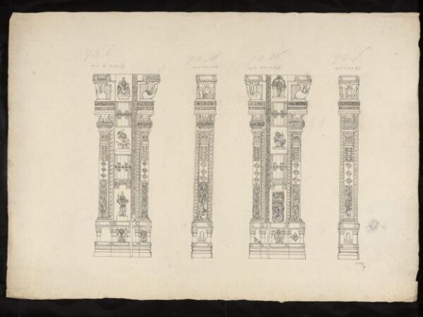 Unknown, Architectural drawing of Tirumala Nayak at Madura,