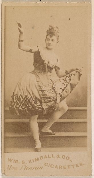 William S. Kimball & Company, Mme. Pleuran, from the Actresses series (N203) issued by Wm. S. Kimball & Co.