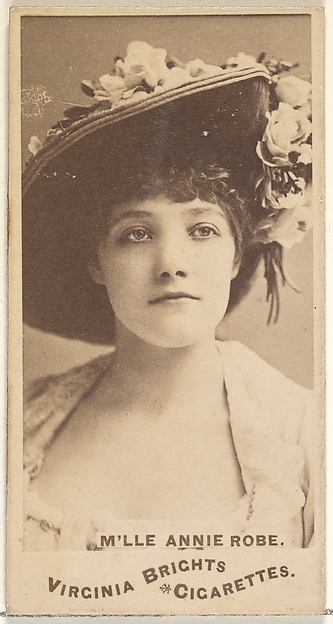 Allen & Ginter, M'lle Annie Robe, from the Actors and Actresses series (N45, Type 1) for Virginia Brights Cigarettes