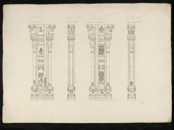 Unknown, Architectural drawing of Tirumala Nayak at Madura,