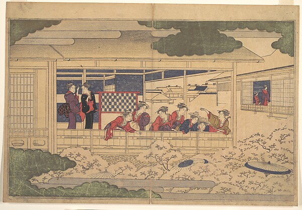 Kitagawa Utamaro, Viewing Cherry Blossoms
