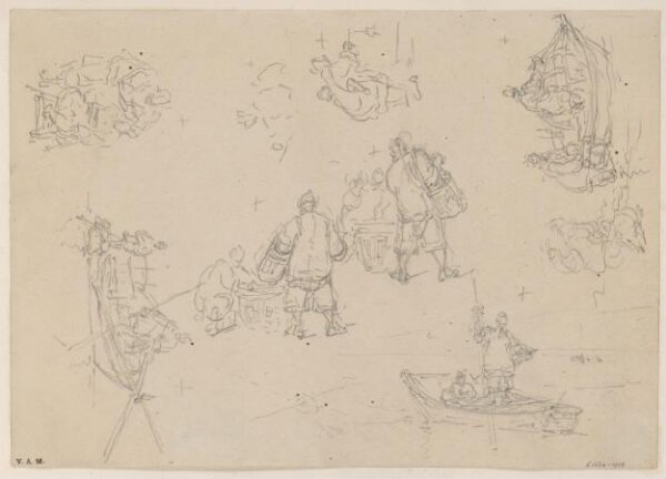 George Chinnery, Boatpeopleand other figures