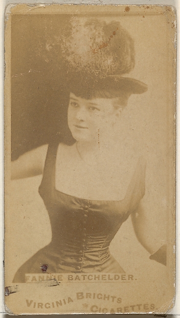 Allen & Ginter, Fannie Batchelder, from the Actors and Actresses series (N45, Type 1) for Virginia Brights Cigarettes