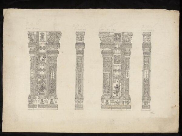 Unknown, Architectural drawing of Tirumala Nayak at Madura,