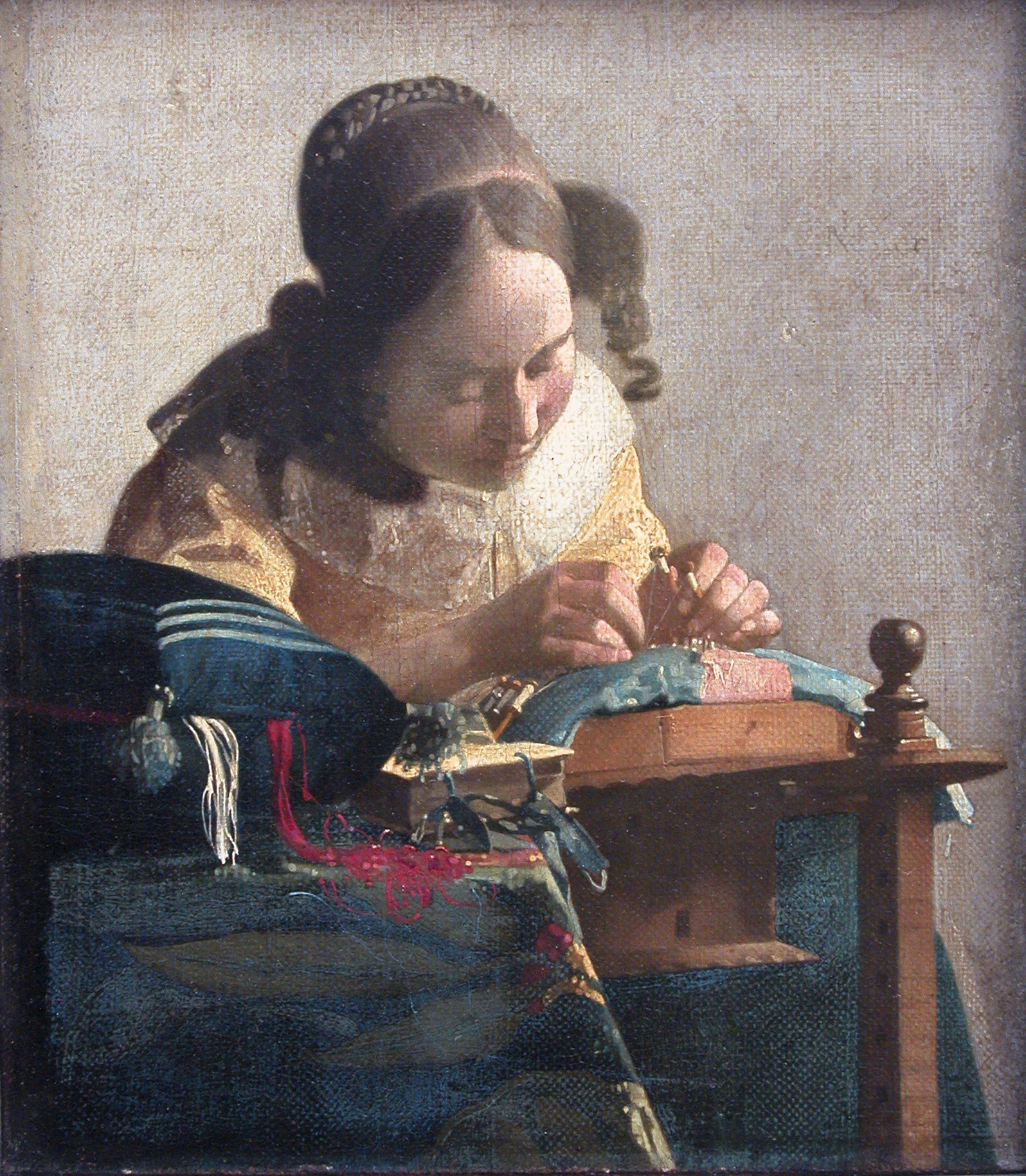 Johannes Vermeer, The Lacemaker