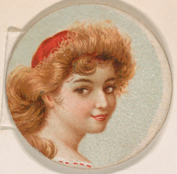 Kinney Brothers Tobacco Company, Portrait of woman, from the Novelties series (N228, Type 1) issued by Kinney Bros.