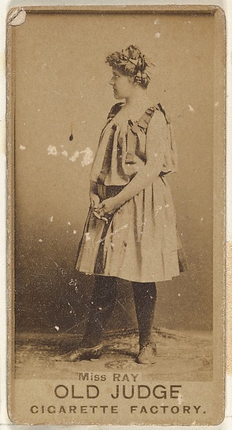 Goodwin & Company, Miss Ray, from the Actors and Actresses series (N171) for Old Judge Cigarettes