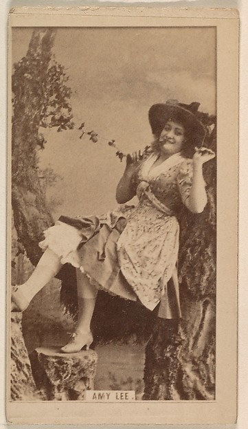 Kinney Brothers Tobacco Company, Amy Lee, from the Actresses series (N245) issued by Kinney Brothers to promote Sweet Caporal Cigarettes