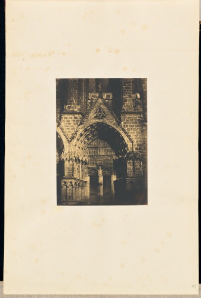 Louis-Alphonse Davanne, [Door of Bourges Cathedral]