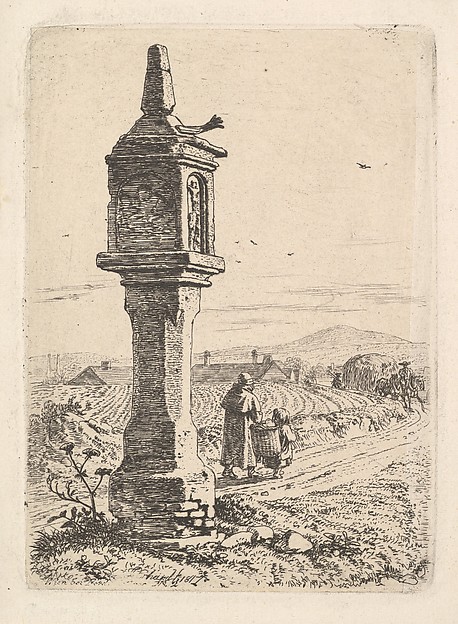 Johann Christoph Erhard, Memorial Column with an Iron Hand