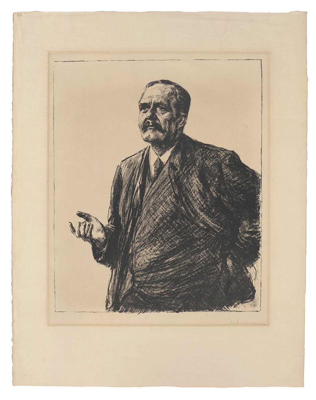 Max Liebermann, Bildnis Friedrich Naumann