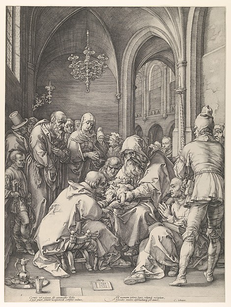 Hendrick Goltzius, The Circumcision, from "The Life of the Virgin"