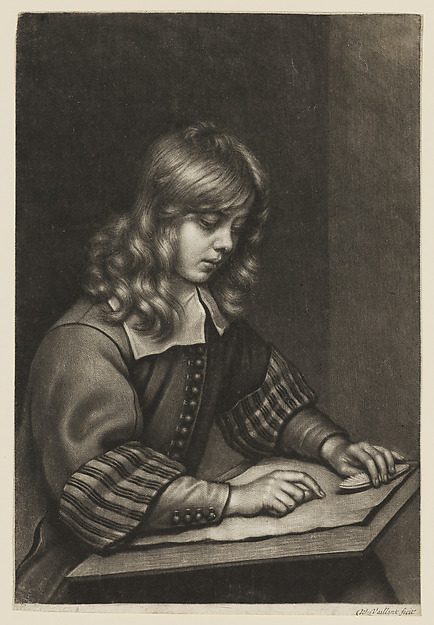 Wallerant Vaillant, Boy with a Drawing Board