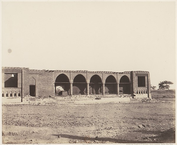 Félix Teynard, Syout, Caravansérail en Ruines