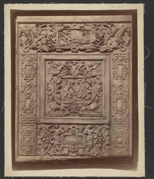 Unknown, Rouen. St. Maclou. Motif de porte sur la façade. XVIe Siècle