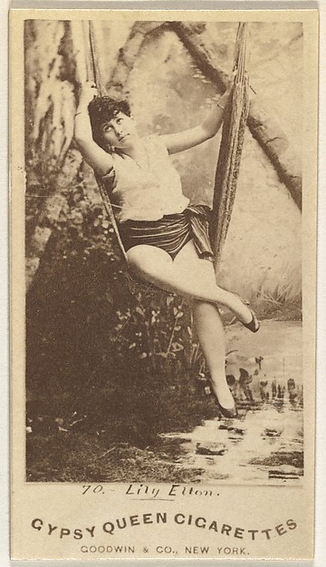 Goodwin & Company, Lily Elton, from the Actors and Actresses series (N171) for Gypsy Queen Cigarettes