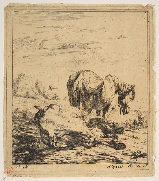 Charles Meryon, Two Horses
