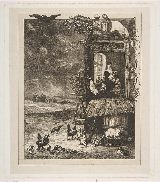 Félix Bracquemond, L'orage