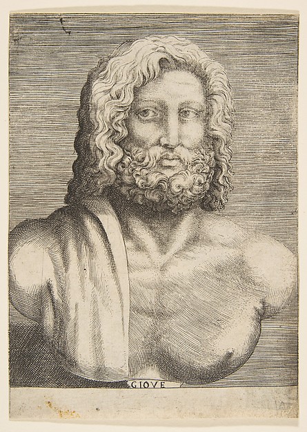 Giulio Bonasone, Bust of Jupiter